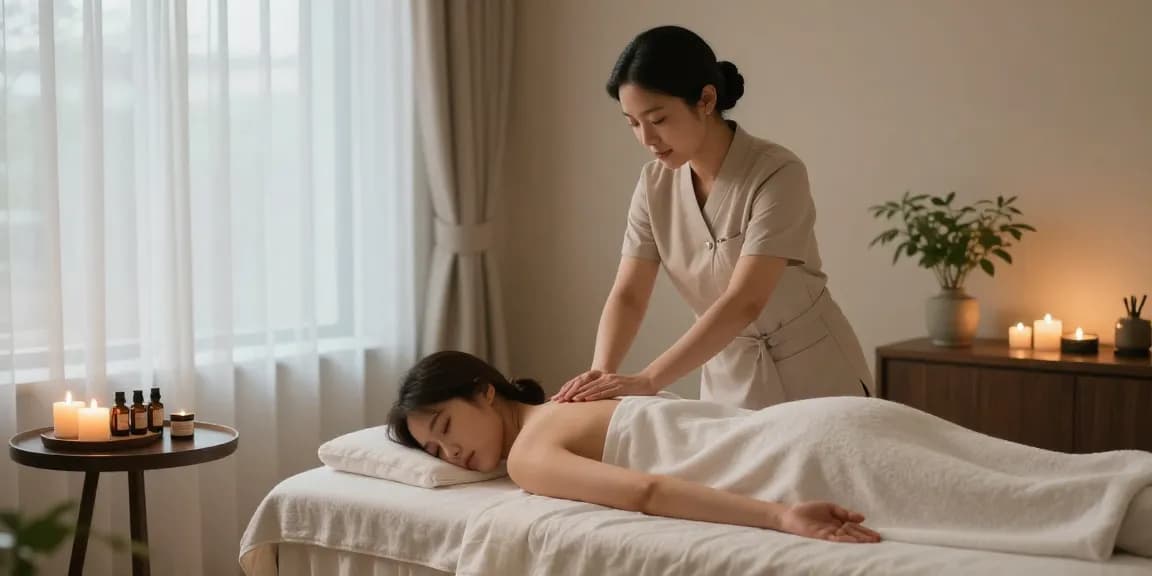 Expert 하남출장마사지 therapy in a serene spa setting enhancing relaxation and rejuvenation.