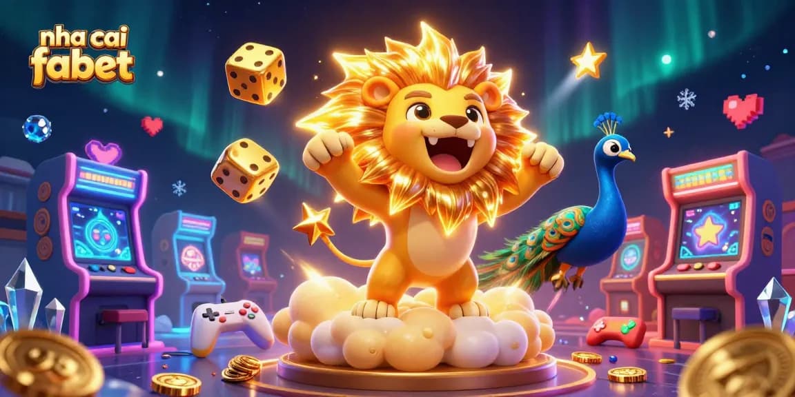 Play and win big with nha cai fabet in this vibrant casino-themed illustration.