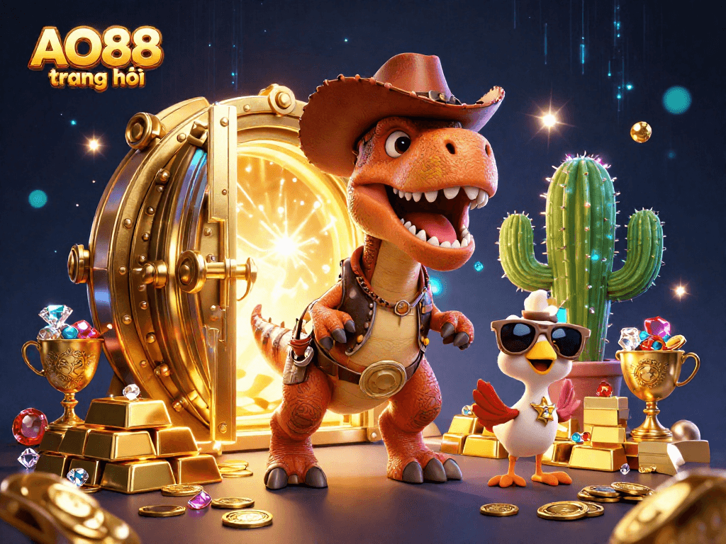 Engage with exciting gaming options at AO88 trang chủ, featuring a dynamic casino scene.