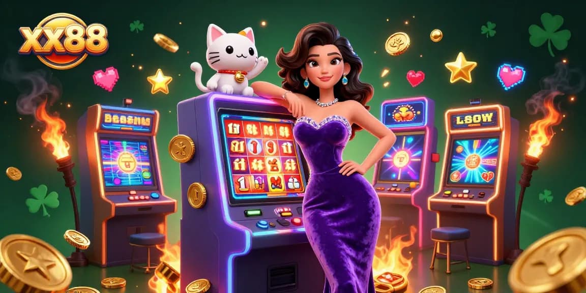 Engage in fun at xx88 casino, featuring vibrant slot machines, exciting games, and jackpots.