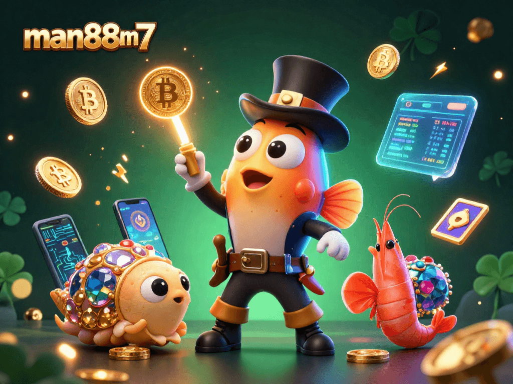 Engage with man88m7's captivating online casino world filled with treasures and crypto rewards