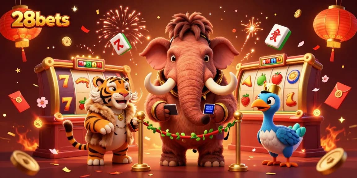 Experience thrilling gaming at 28bets with engaging 3D casino digital art setup featuring vibrant scenes.