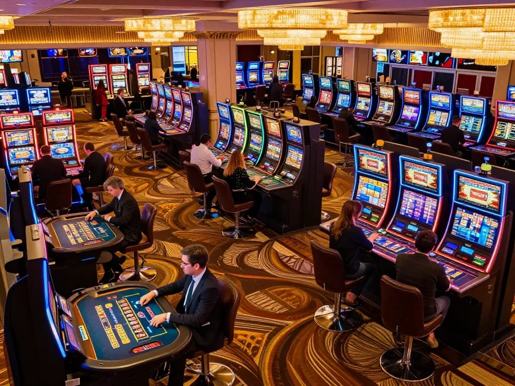 Experience the excitement of 88bet in a lively casino environment with gaming action and vibrant atmosphere.