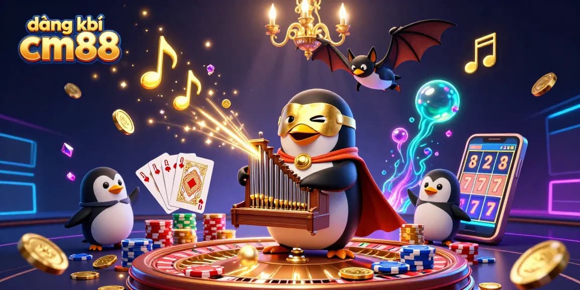 Engage in thrilling gameplay and đăng ký cm88 for a chance to win big rewards in this vibrant casino scene.