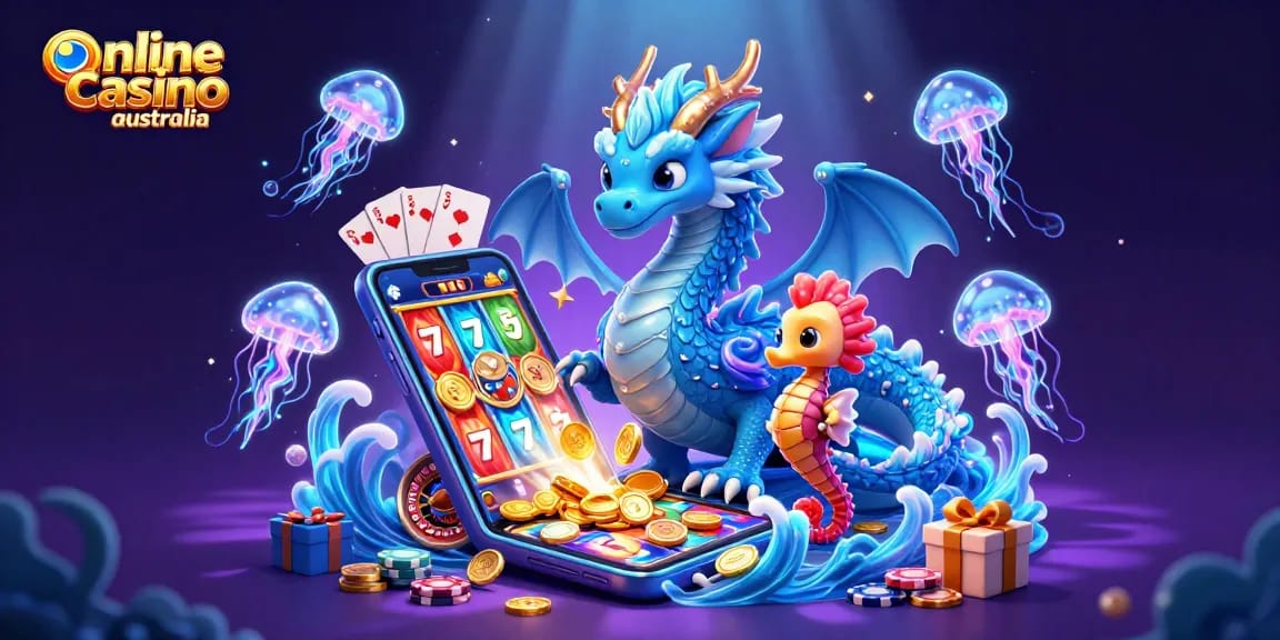 Experience online casino Australia fun with vibrant characters and engaging game elements.