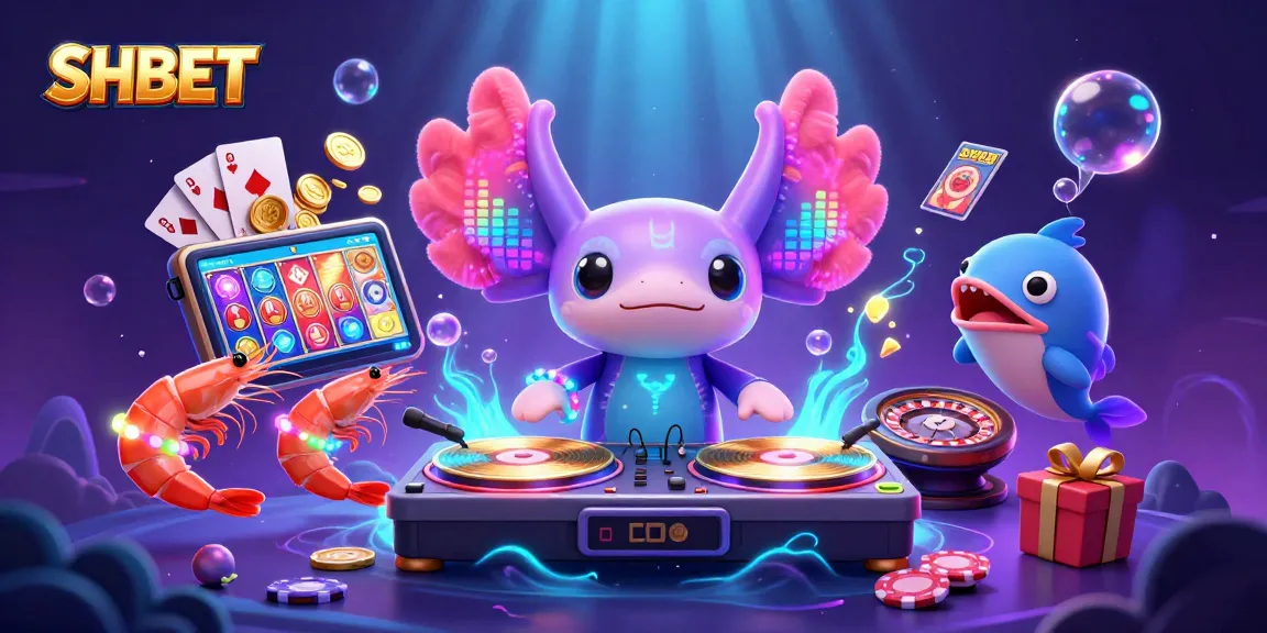 Engage in SHBET's exciting underwater casino experience with vibrant characters, dynamic games, and golden rewards.