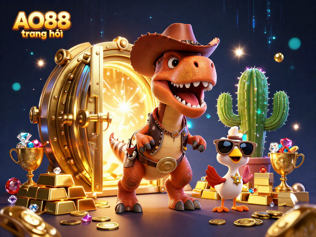 Engage with exciting gaming options at AO88 trang chủ, featuring a dynamic casino scene.