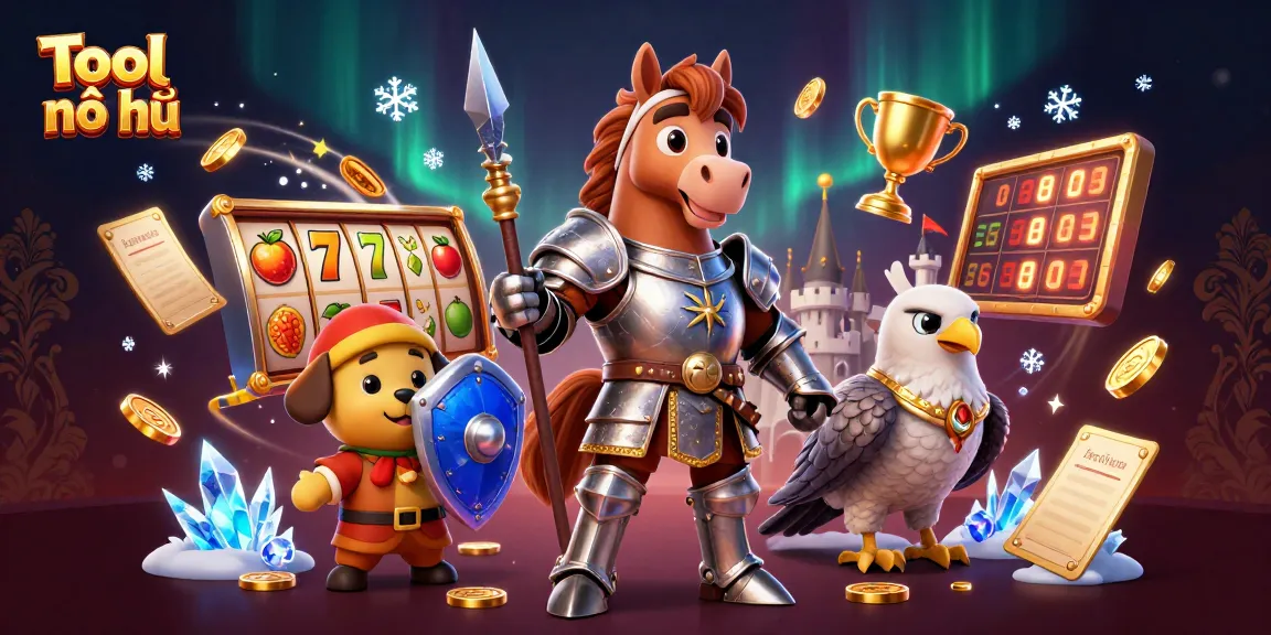 Engage with Tool nổ hũ as knights and creatures embody the excitement of jackpot slots.